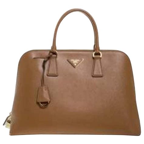 prada saffiano lux caramel|PRADA Saffiano Lux Medium Promenade Tote Caramel.